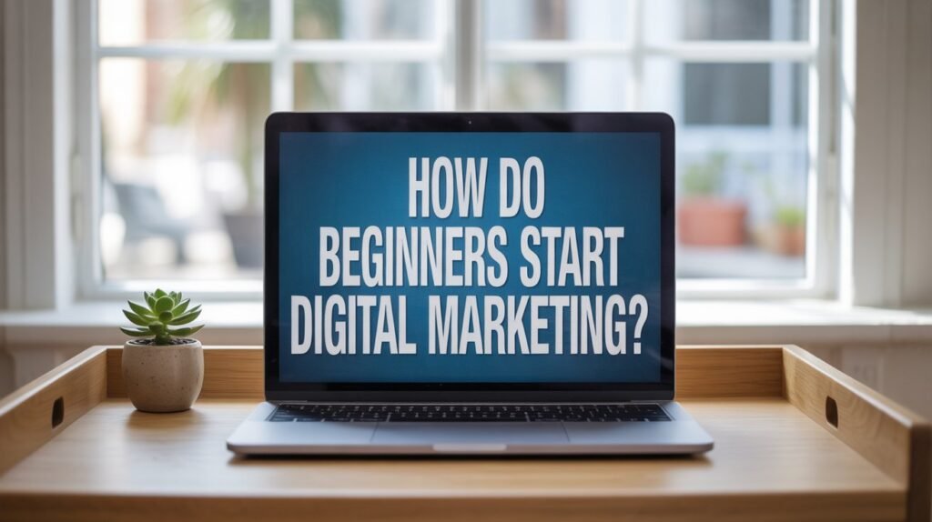 how do beginners start digital marketing